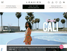 Tablet Screenshot of loavies.com